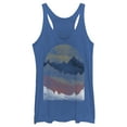thumbnail image 1 of Women's Lost Gods Desert Landscape  Racerback Tank Top Royal Blue Heather Large, 1 of 4