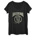 thumbnail image 1 of Women's Lost Gods Distressed Arizona Cowboy Boot  Graphic Tee Black Large, 1 of 4