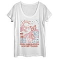 thumbnail image 1 of Women's Lost Gods Find Inspiration in Everything Scoop Neck White Small, 1 of 4