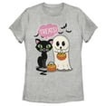 thumbnail image 1 of Women's Lost Gods Halloween Treat Friends Graphic Tee Athletic Heather X Large, 1 of 4