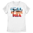 thumbnail image 1 of Women's Lost Gods Hashtag California Sunset  Graphic Tee White Small, 1 of 4