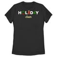 thumbnail image 1 of Women's Lost Gods Holiday Cheer Icons Graphic Tee Black 2X Large, 1 of 4
