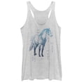 thumbnail image 1 of Women's Lost Gods Horse Pattern  Racerback Tank Top White Heather Large, 1 of 3