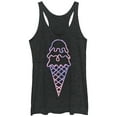 thumbnail image 1 of Women's Lost Gods Ice Outline  Racerback Tank Top Black Heather Large, 1 of 3