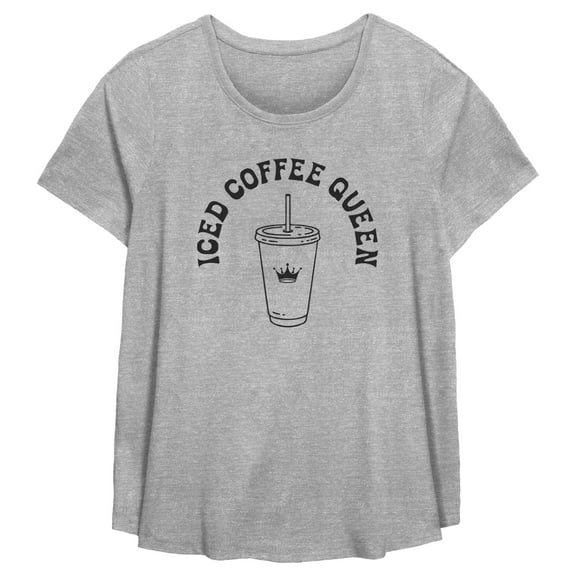 Women's Lost Gods Iced Coffee Queen Graphic T-Shirt