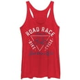 thumbnail image 1 of Women's Lost Gods Italy Bike Race  Racerback Tank Top Red Heather Large, 1 of 3