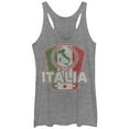 thumbnail image 1 of Women's Lost Gods Italy Flag Map  Racerback Tank Top Gray Heather Large, 1 of 3