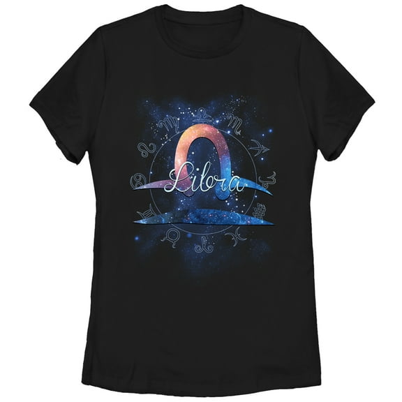 Women's Lost Gods Libra Graphic Tee Black 2X Large
