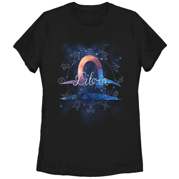 Women's Lost Gods Libra Graphic Tee Black Small