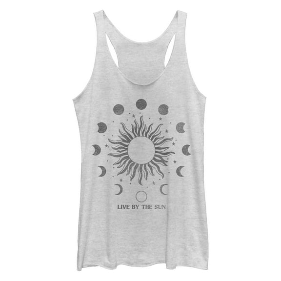 Women's Lost Gods Live by the Sun  Racerback Tank Top