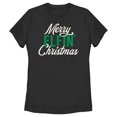 thumbnail image 1 of Women's Lost Gods Merry Elfin' Christmas  Graphic Tee Black 2X Large, 1 of 4