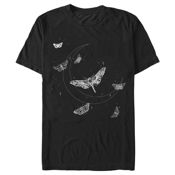 Women's Lost Gods Mystic Moth Moon  Graphic T-Shirt