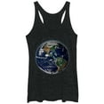 thumbnail image 1 of Women's Lost Gods Planet Earth Racerback Tank Top Black Heather Small, 1 of 4