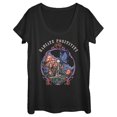 thumbnail image 1 of Women's Lost Gods Radiate Positivity Skeleton  Scoop Neck Black Small, 1 of 4