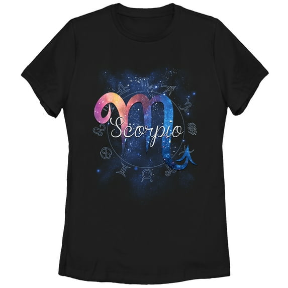 Women's Lost Gods Scorpio Graphic Tee Black Medium