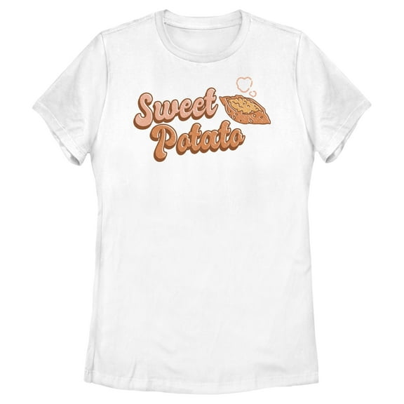Women's Lost Gods Sweet Potato Shape Graphic T-Shirt