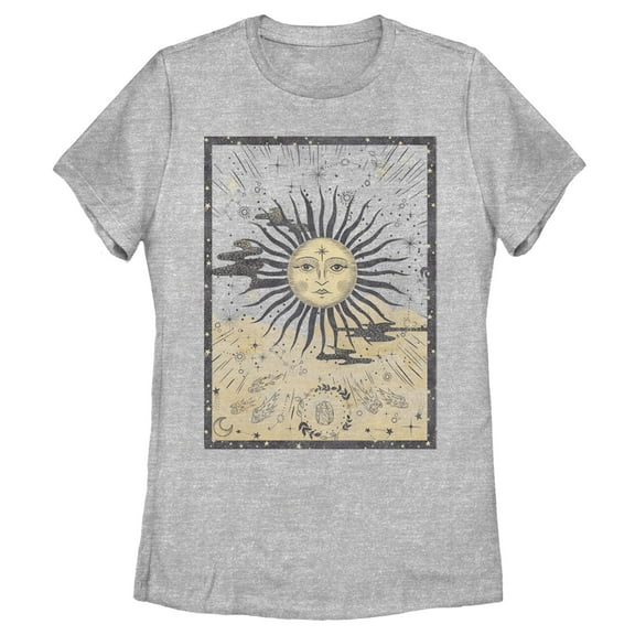 Women's Lost Gods The Sun Tarot Card Graphic T-Shirt