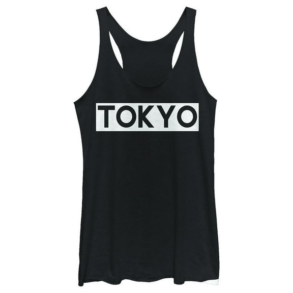 Women's Lost Gods Tokyo  Racerback Tank Top Black Heather Small