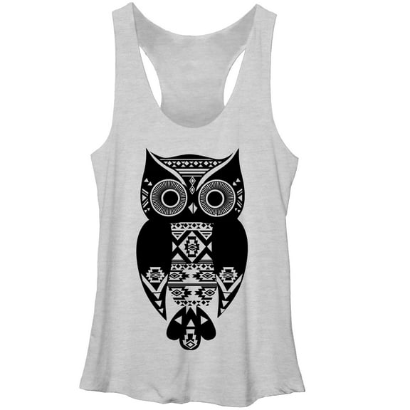 Women's Lost Gods Southwestern Owl Racerback Tank Top