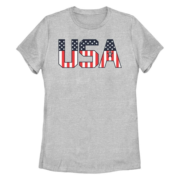 Women's Lost Gods USA Star Flag Fill Graphic T-Shirt