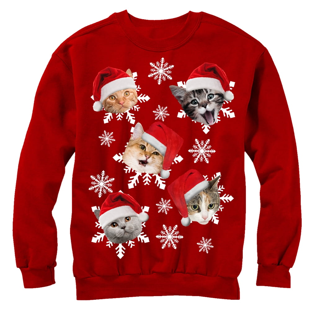 Cute Cat Ugly Christmas Sweater TWS by Vinco 4XL