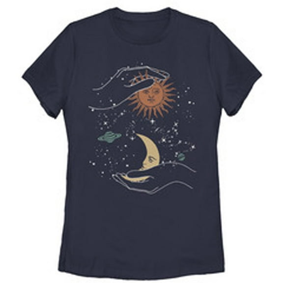 Women's Lost Gods Universe Hands Graphic T-Shirt