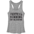 thumbnail image 1 of Women's Lost Gods Vertical Running Racerback Tank Top Gray Heather Small, 1 of 3