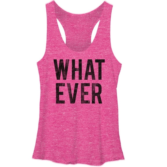 Women's Lost Gods Whatever Racerback Tank Top Pink Heather X Large