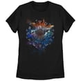 thumbnail image 1 of Women's Lost Gods Zodiac Calendar  Graphic Tee Black Small, 1 of 3