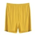 thumbnail image 1 of Women's Lounge Shorts Cotton Ultra Soft Sleep Bottoms Pajamas Elastic Waist Plus Size Home Gym Clothes (2XL, Yellow), 1 of 6