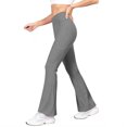 thumbnail image 1 of Women's Lounge Sweatpants Wide Leg Cargo Pants for Women Straight Leg Sweatpants for Women Yoga Work Pants for Women Casual Work Pants Women High Waisted Cargo Pants Women Gray XL, 1 of 4
