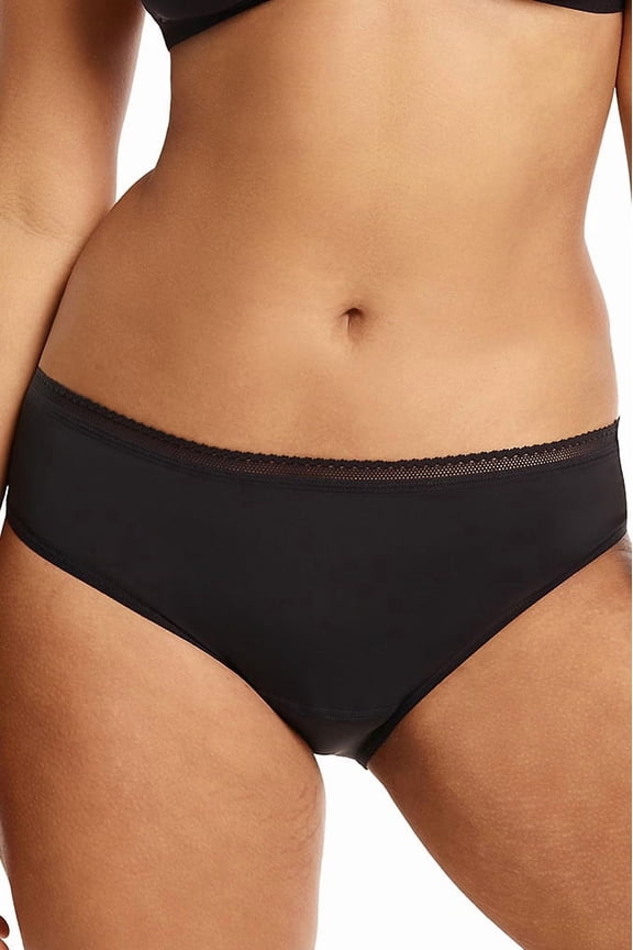 Women's Love Luna LLU-330 Midi Lady Leaks Brief Panty (Black 5)