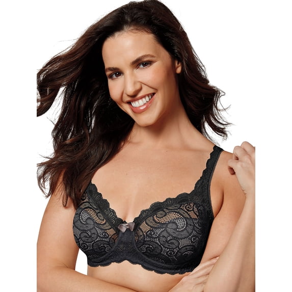 Women's Love My Curves Beautiful Lace Lift Underwire Bra, Style 4825