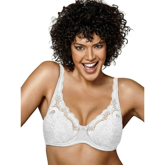 Women's Love My Curves Thin Foam with Lace Underwire Bra, Style 4514