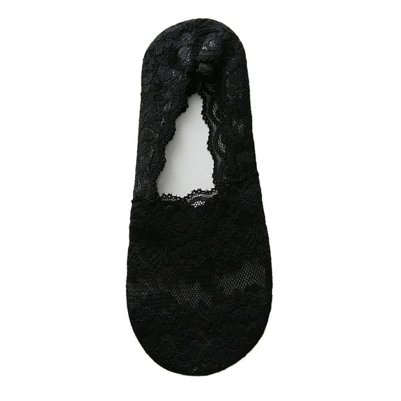 Women's Low Cut Liner Socks Non Ankle Socks Hidden Cushion Flat Boat Slipper Socks Comfortable Breathable Lightweight