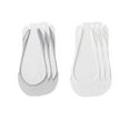 thumbnail image 1 of Women's Low Cut No Show Liner Socks with Non-Slip 3D Silicone Heel Grip Pack of 6 Pairs - One Size Fits Most, White Gray, 1 of 4