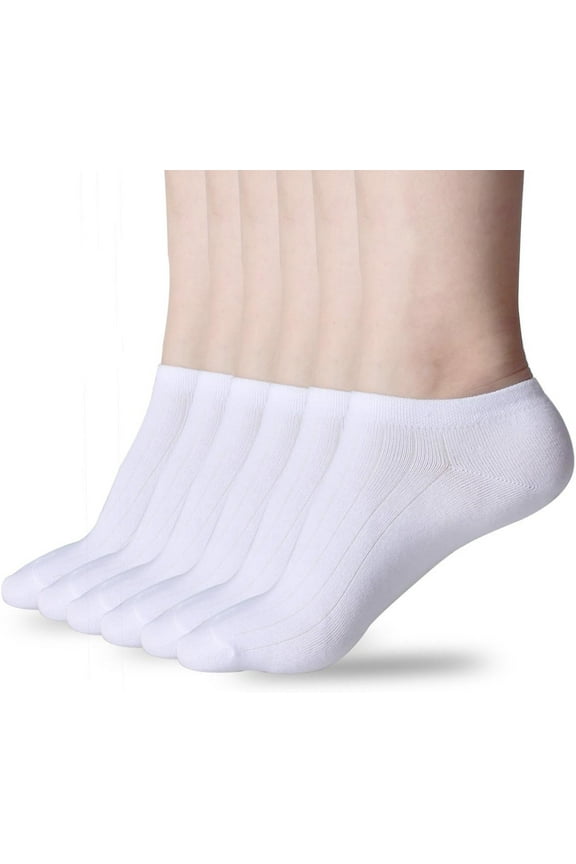 Women's Low Cut Socks,5 Pair Ankle No Show Athletic Short Cotton Socks
