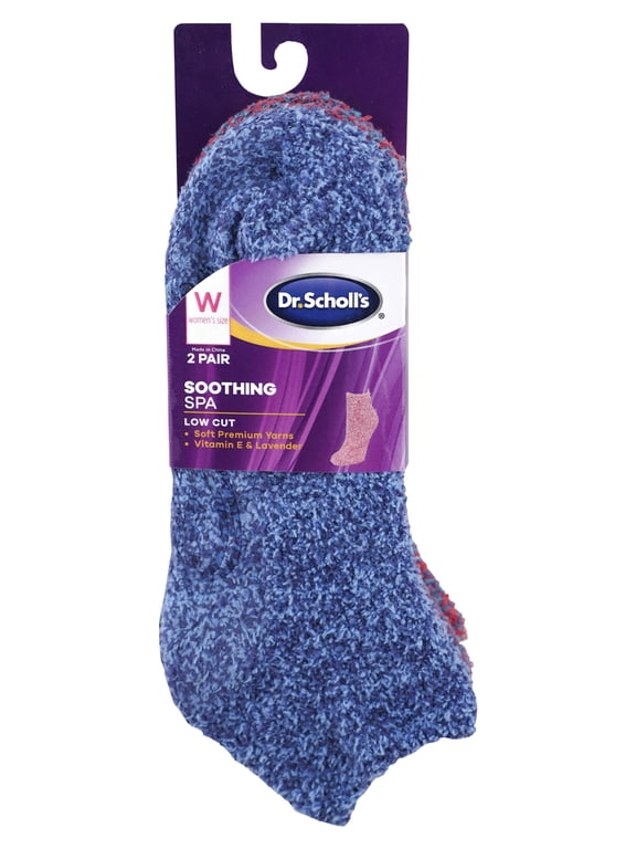 Women's Soothing Spa Low Cut Socks 2 Pair