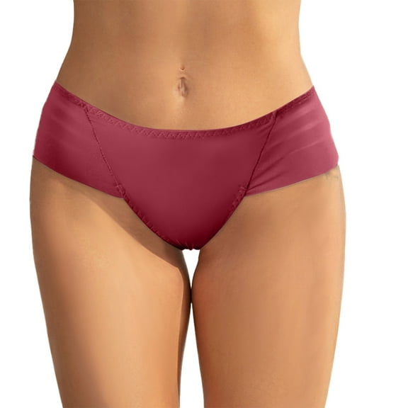Women's Low Waist Lace Underwear Soft Breathable Comfortable Seamless Panties for Everyday Wear