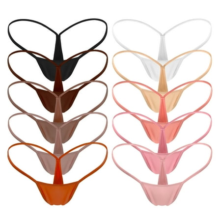 Women's Low Rise Micro Back G-string Thong Panty Underwear