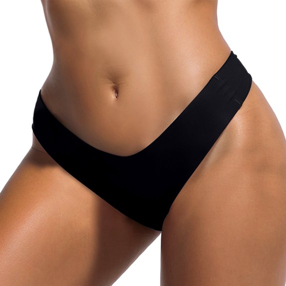 Women's Low Rise Seamless Panties - Soft Breathable Nylon, No VPL, All-Season Comfort Underwear