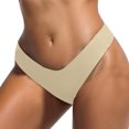 thumbnail image 1 of Women's Low Rise Seamless Panties - Soft Breathable Nylon, No VPL, All-Season Comfort Underwear, 1 of 5