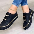 thumbnail image 1 of Women's Low Top Canvas Sneakers Colorblock Fashion Shoes, 1 of 2