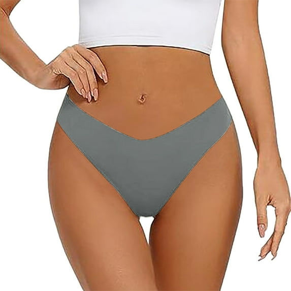 Women's Low Waisted Ice Silk Seamless Crotch Breathable T Shaped Large Underwear Womens Bikini Lot Comfortable Womens Underwear Silk Thongs for Women plus Size Underwear for Women 4x Lane Dress 14