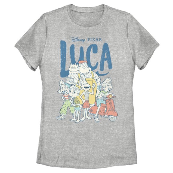 Women's Luca Group Logo  Graphic Tee Athletic Heather 2X Large