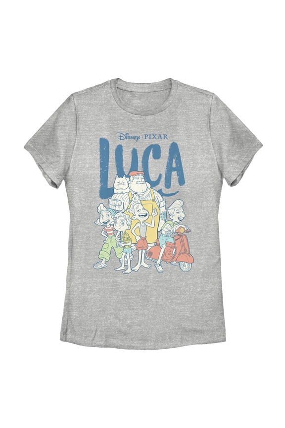 Women's Luca Group Logo  Graphic Tee Athletic Heather 2X Large