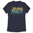 thumbnail image 1 of Women's Luca Sea Monster Logo  Graphic Tee Navy Blue 2X Large, 1 of 5