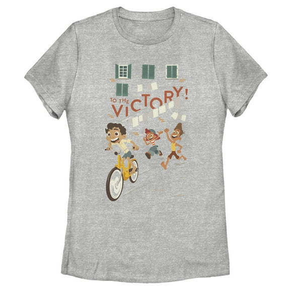 Women's Luca To the Victory Graphic Tee Athletic Heather Small
