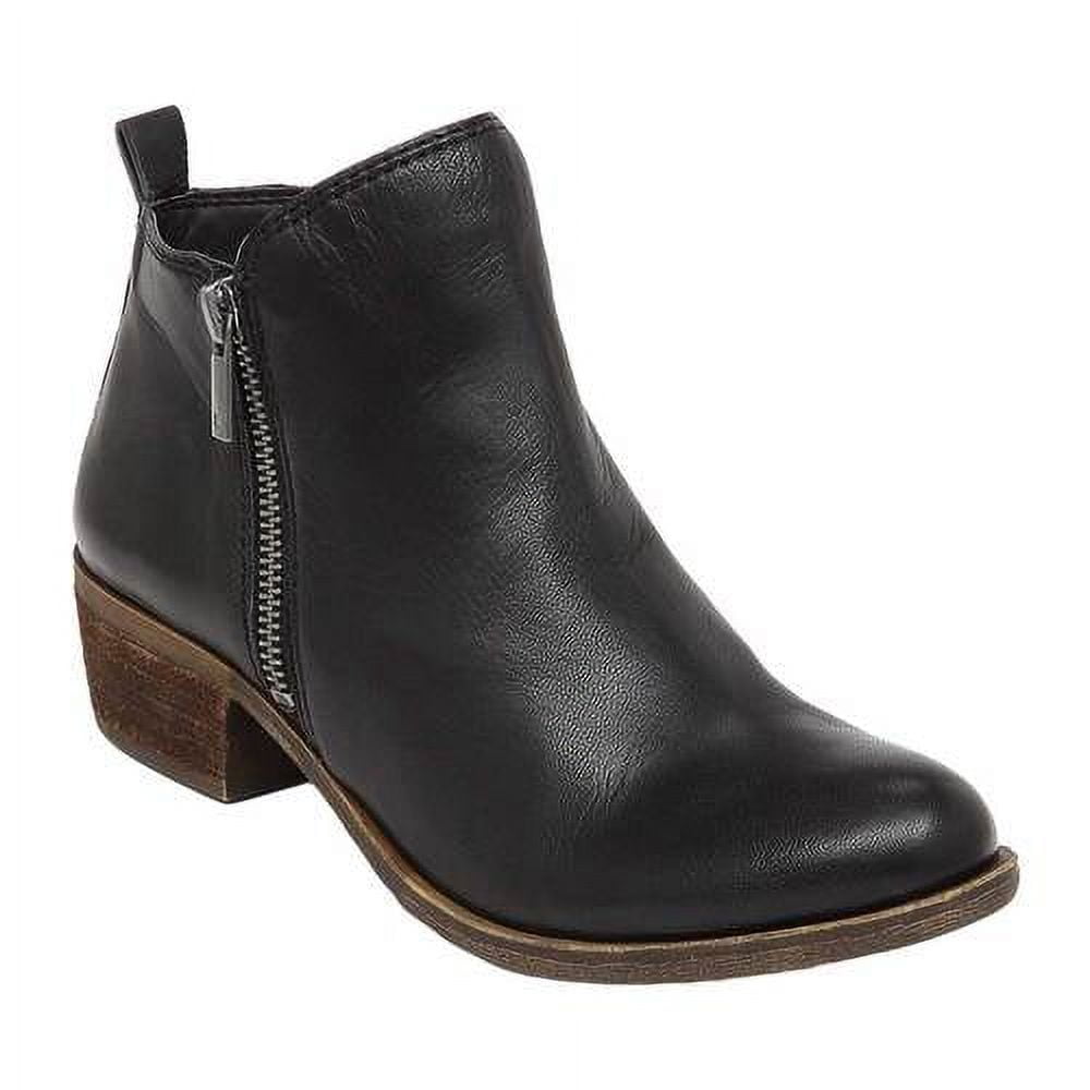 Lucky brand basel sale suede zip bootie