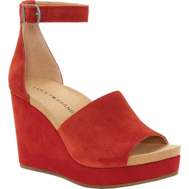 Lucky brand women's hot sale kennette wedge sandals